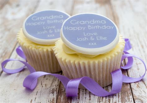 Is it that time of year again, when you start searching for the perfect birthday gift for grandma? grandma birthday cupcake decorations by just bake | notonthehighstreet.com