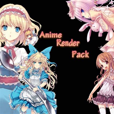 Anime Render Pack By Cherrychan63 On Deviantart