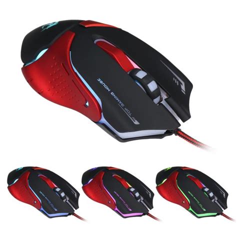 Hot 6d Led Optical Usb Wired 3200 Dpi Pro Gaming Mouse For Laptop Pc