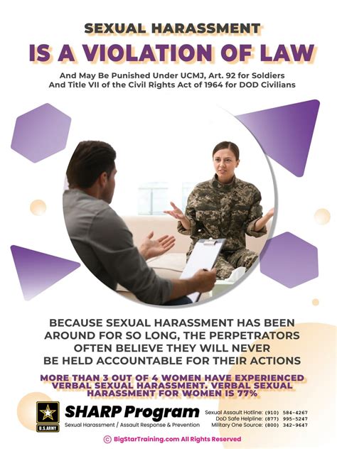 Sexual Harassment Is Illegal Poster Big Star Training
