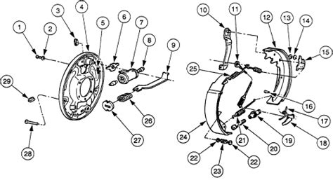 Ford Drum Brakes Diagram Machine Tools