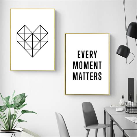 As a simple diy project, a woven wall hanging will bring comfort and style to a living room. Inspirational Quote Canvas Posters Black White Canvas Prints Nordic Wall Art Painting Wall ...