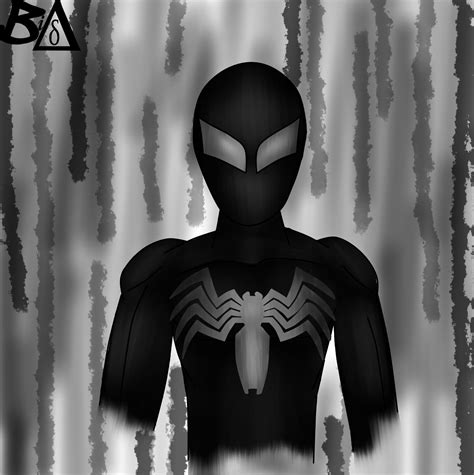 Black Suit Spider Man By Bidelta14 On Deviantart