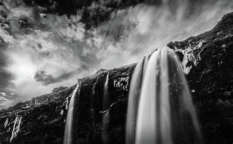 Iceland Long Exposure Waterfall Photograph By Ross Wilson Fine Art