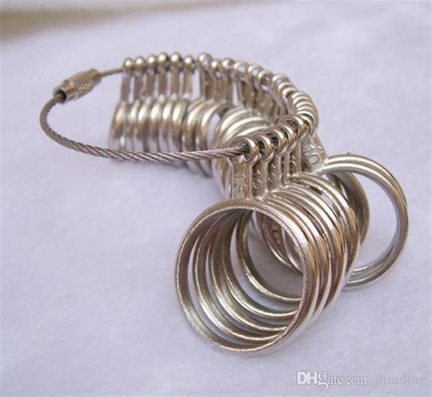 Japanese Silver Ring Sizer Gauge Wholesale Standard Metal Jewelry O