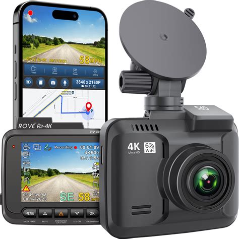 3 Rove R2 4k Dash Cam 4k Ultra Hd 2160p Dash Board Camera Built In Wi