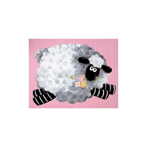 Susybee Lal The Lamb Lal Play Mat 36 In Panel Pink Animal Baby Quilt