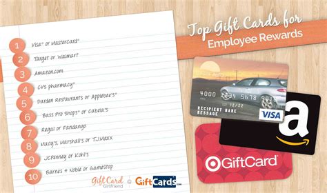Maybe you would like to learn more about one of these? Top 10 Gift Cards for Employee Rewards | GCG