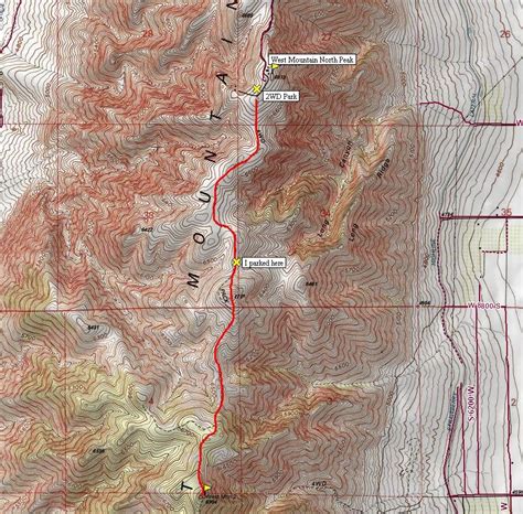 West Mountain Utah Climbing Peakbagging