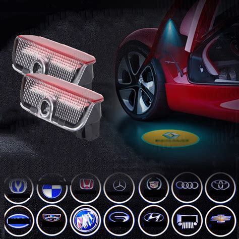 Car Door Led Logo Projector Lights Shadow Ghost Welcome Courtesy Light