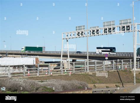 Port of Dover amidst traffic immigration control delays Stock Photo - Alamy