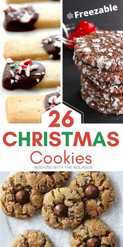 Christmas, christmas cookie, cookies, dessert, sandwich cookie. 26 Freezable Christmas Cookies - Get Your Baking Done ...