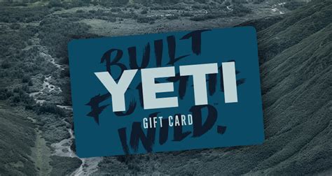 Gift cards are delivered by email and contain instructions to redeem them at checkout. YETI Picks for gift cards