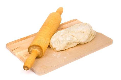 Dough And Rolling Pin Stock Photo Image Of Baking Background 8796090