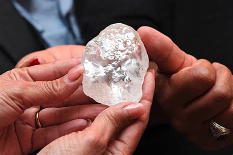 This 1098 Carat Gem Quality Rough Diamond Ranks Among The Largest Of