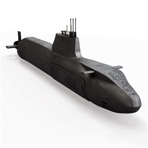 astute class submarine 3d max