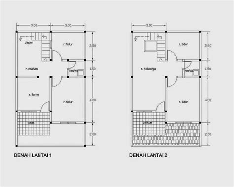 renovasi rumah type  desain denah rumah terbaru