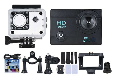 Deal 12mp 1080p Action Camera With 2 Screen And Wifi At 16 Only