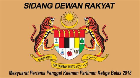 The bicameral parliament consists of the dewan rakyat (house of representatives) and the dewan negara (senate). #Rakaman Sidang Parlimen 04 April 2018 | Sesi Petang ...