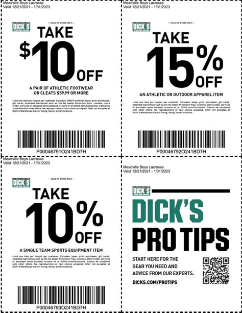 the best dicks sporting goods coupons in store and online codes 2023