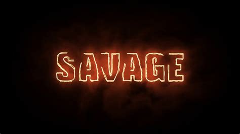 Savage Fire Intro Video Animation Created By Using After Effects