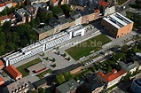 Halle (Saale) von oben - Campus- Gebäude der Martin-Luther-Universität ...