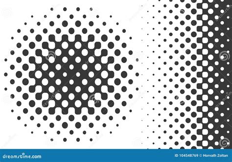 Halftone Design Elements Stock Vector Illustration Of Grayscale