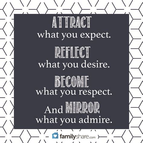 Attract what you expect. Reflect what you desire. Become ...