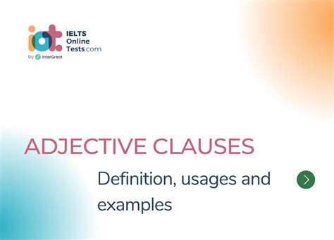 Adjective Clauses Ielts Online Tests