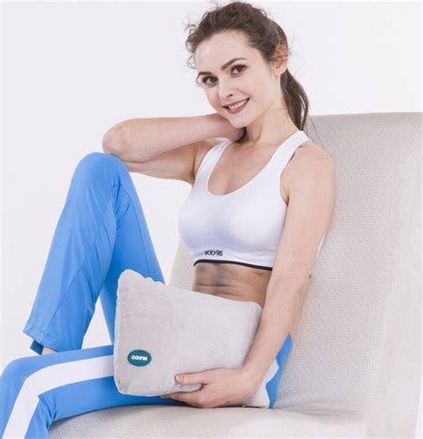 Electronic Soft Vibration Massage Pillow Security Neck Office Home
