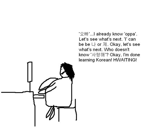 Anti Kpop Fangirl Akf Comic Kpop Fangirls Learning Korean