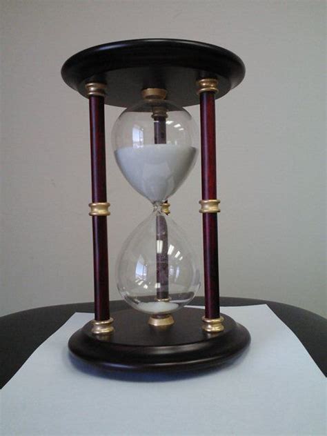 Wooden Hourglass With White Sand A T From My Wife In 2002