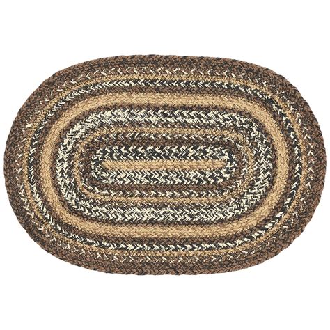 Espresso Oval Braided Placemat X The Weed Patch