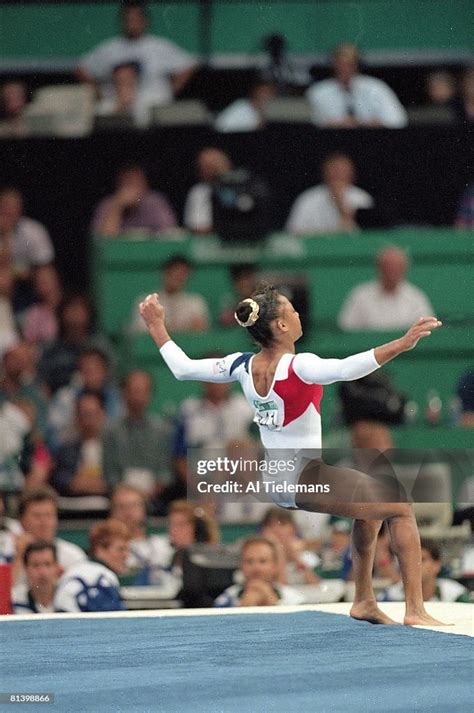 Summer Olympics Usa Dominique Dawes In Floor Exercise Action News Photo Getty Images