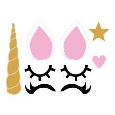 Horn and ears are made of felt. Image result for unicorn ears template | Unicorn | Unicorn ...