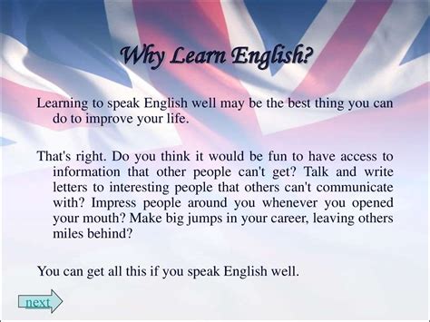 Why Learn English презентация онлайн