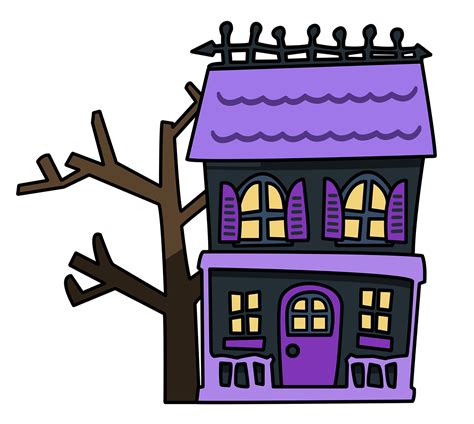 Spooky House Clip Art Clipart Best