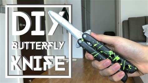 Diy Wooden Butterfly Knife Nutbulb Youtube