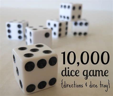 Best 10 000 Dice Game Printable Rules And Scoring Artofit