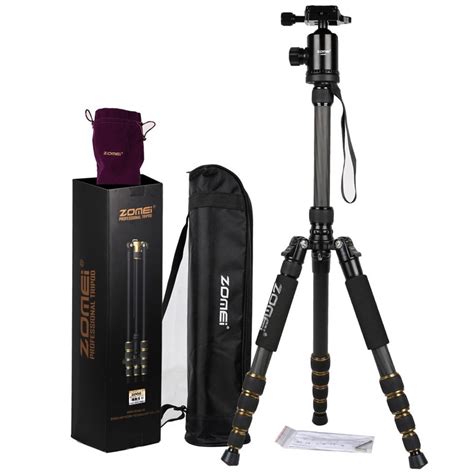 Zomei Z699c Professional Portable Travel Carbon Fiber Camera Tripod