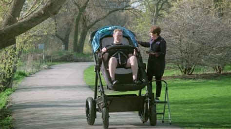 Stroller Company Makes Adult Sized Strollers The Reactions They Get