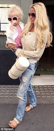 Katie Price And Her Daughter Princess Sport Matching Shades As They Leave The Ivy Daily Mail