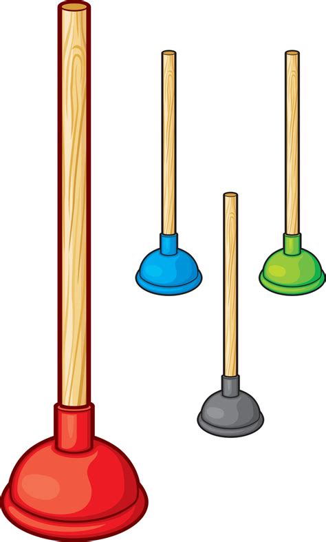 Plunger Icons Set Vector Art At Vecteezy