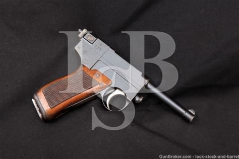 Wwi Italian Mbt Model 1910 9mm Glisenti Semi Auto Pistol Mfd 1910 15 C