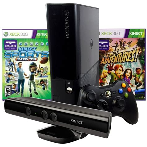 Refurbished Xbox 360 4gb Console Kinect Sensor And Kinect Sports Season