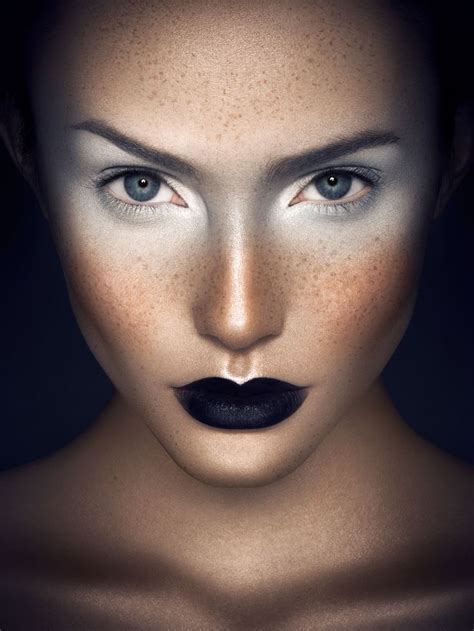 Behance Best Of Behance Black And White Makeup Makeup Fantasy Makeup