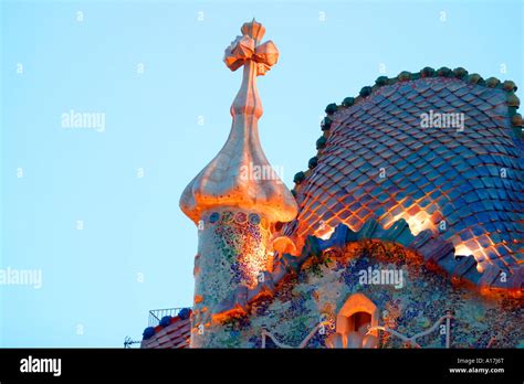 Casa Batllo Antoni Gaudi Barcelona Spain Stock Photo Alamy