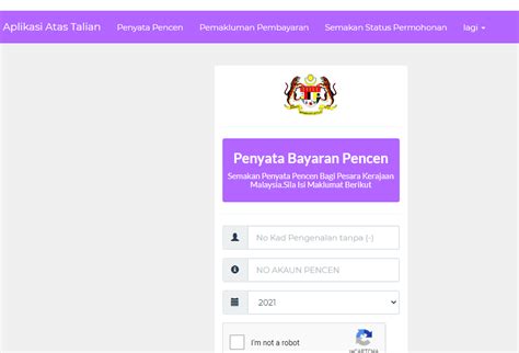 Maybe you would like to learn more about one of these? Semakan Penyata Pencen Online Pesara Kerajaan 2021 ...