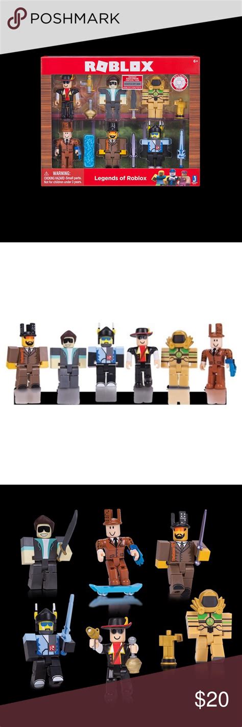 Roblox Action Legends Of Roblox Figure Pack 6 Figures Free Roblox
