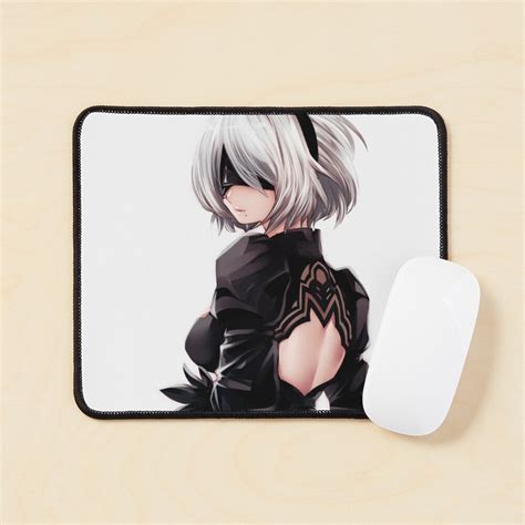 Sexy Yorha 2b Lewd Thighs Thicc Ass Butt Nier Automata Anime Hentai Girl 5 Mouse Pad By